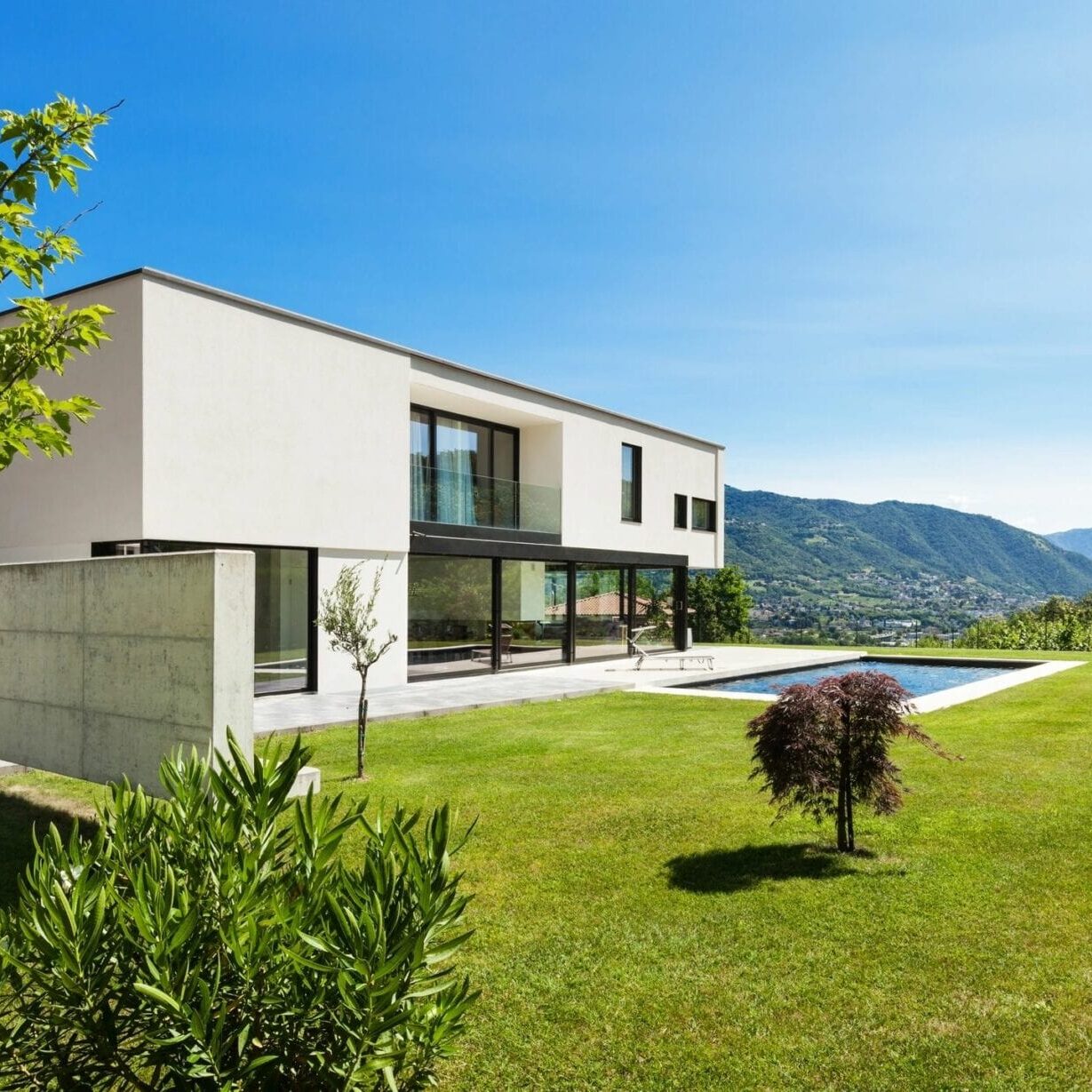 Modern commercial building